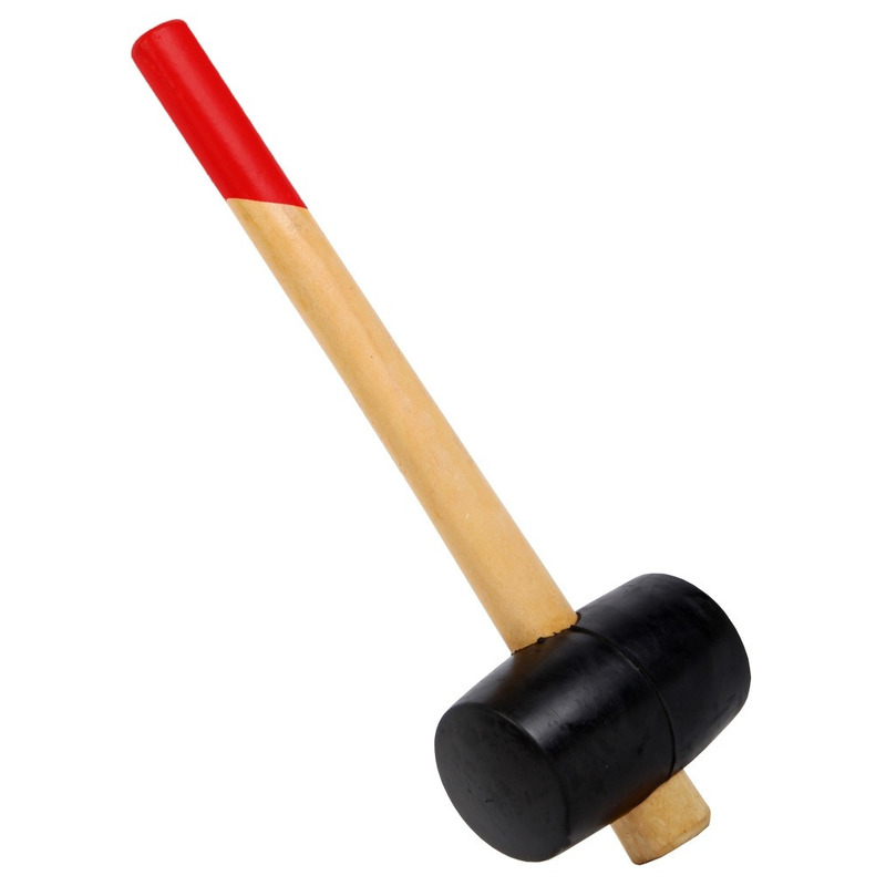 Rubberen hamer campinghamer 730 gram